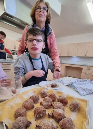 Saisongebäck Quarkbällchen mit dem Zuckerwälzerteam