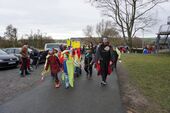 Großer Karnevalsumzug mit Prinzenpaar und Pony